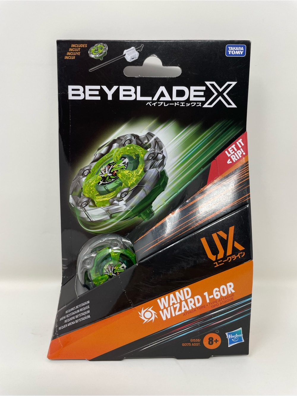 Beyblade X Wand Wizard 1-60R UX Starter Pack Set (Green) Sealed Brand New